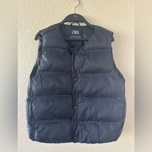 Zara kids lightweight puffer vest